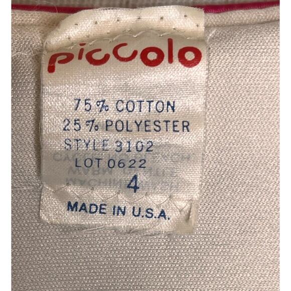 Vintage 70s Piccolo Size 4 Floral Dress Plisse Bodice Cotton Blend Disco - Picture 7 of 8